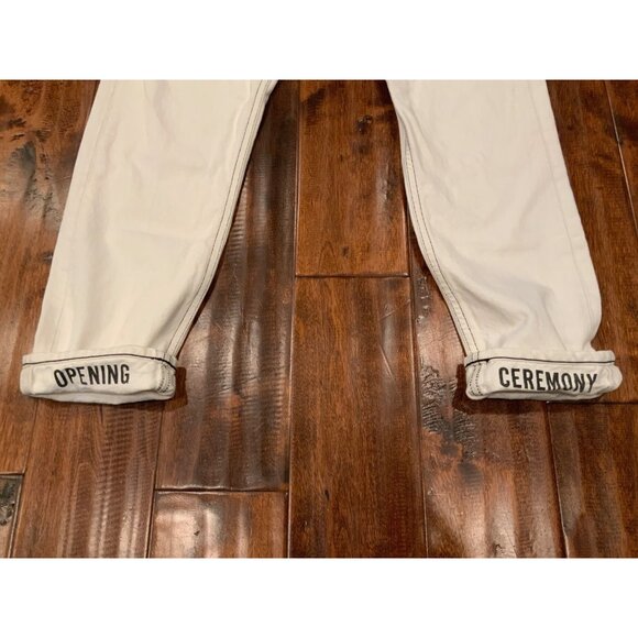 AGOLDE Opening Ceremony White  High Rise Classic Straight Denim Jeans, Size 29 - Picture 5 of 11